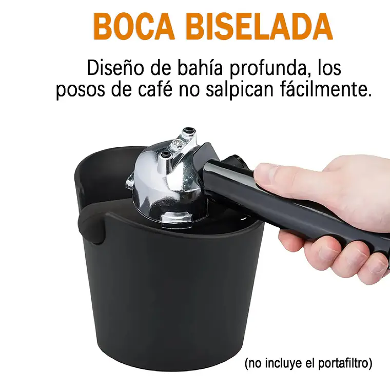 Knock Box Deposito Borra De Cafe Barista Recipiente Cafetera 2