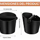 Knock Box Deposito Borra De Cafe Barista Recipiente Cafetera - Miniatura 9