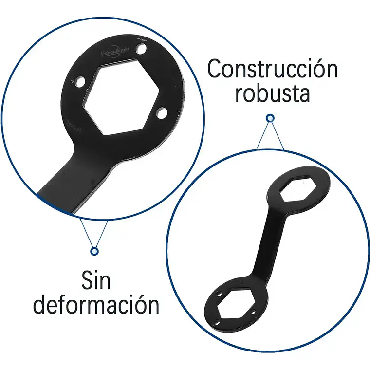 Llave De Embrague Y Tuerca Para Lavadora Doble 36/38mm 3