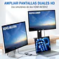 Hub Adaptador Usb-c 4 En 1 Splitter Doble Hdmi 4k Usb 3.0 - Miniatura 3