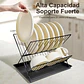 Secaplatos Metálico Plegable 2 Niveles Con Bandeja - Miniatura 2
