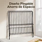 Secaplatos Metálico Plegable 2 Niveles Con Bandeja - Miniatura 3