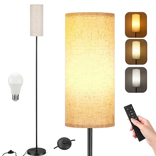 Lampara De Pie Moderna Living 3 Tonos De Luz +control
