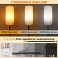 Lampara De Pie Moderna Living 3 Tonos De Luz +control - Miniatura 2