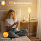 Lampara De Pie Moderna Living 3 Tonos De Luz +control - Miniatura 5