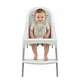 Silla De Comer Bebe Portatil Basico Con Arnés De 3 Puntos - Miniatura 2