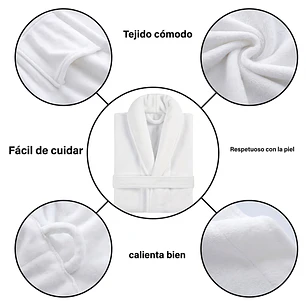 Bata De Dormir Bata De Baño Afranelada Para Hombre Y Mujer