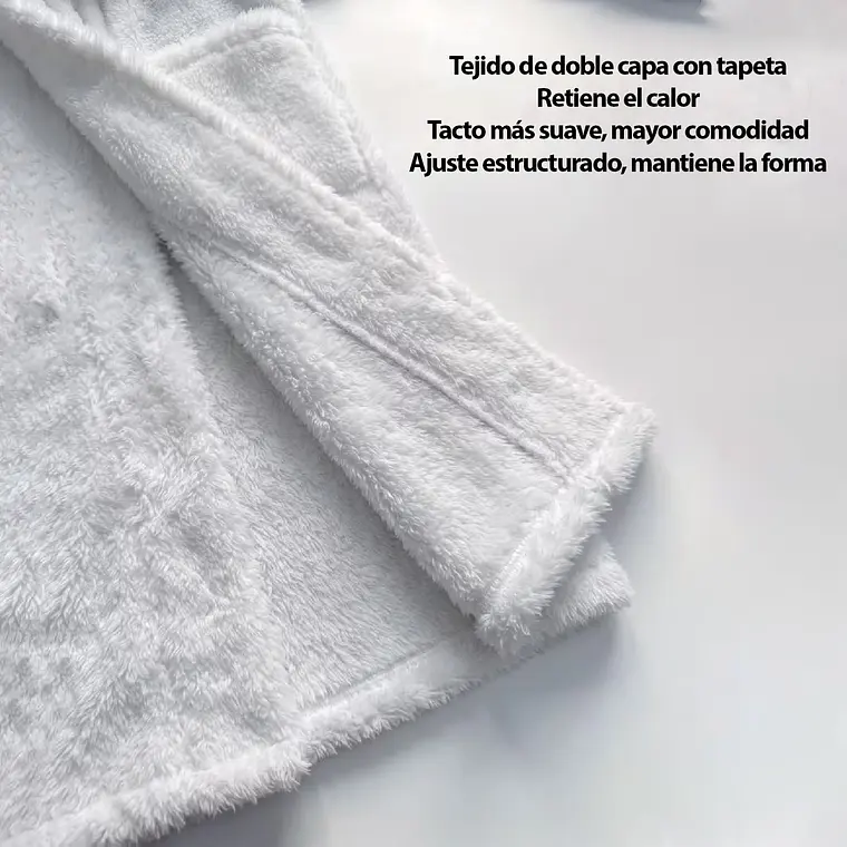 Bata De Dormir Bata De Baño Afranelada Para Hombre Y Mujer 3