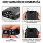 Candado Con Cable De Seguridad Clave De 4 Dígitos Retractil - Miniatura 4