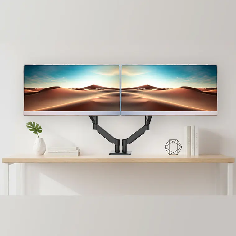 Brazo Soporte Doble Monitor Escritorio 13 A 32 Pulgadas 9kg 5
