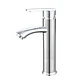 Llave Monomando Alto Lavatorio Baño Inoxidable Lavamano - Miniatura 1