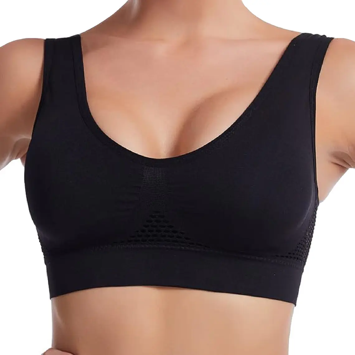 Sosten Peto Deportivo Transpirable Elasticado Mujer 1