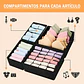 Set De Organizadores De Cajones Ropa Interior Plegable X4 - Miniatura 3
