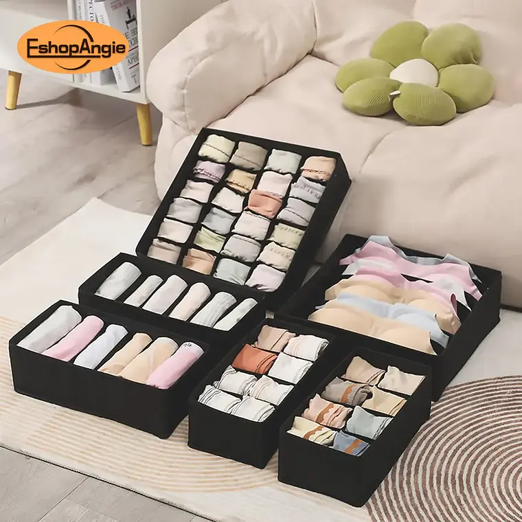 Set De Organizadores De Cajones Ropa Interior Plegable X4 7