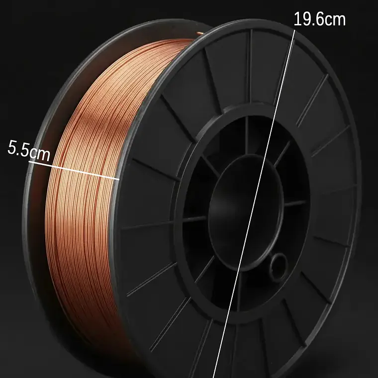 Alambre Solido Mig Er70s-6 0.8mm Para Soldar Con Gas 5