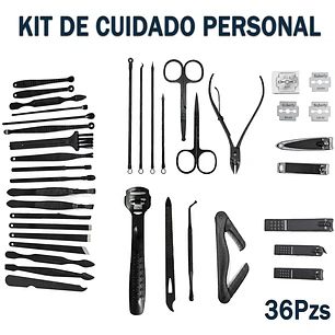 Set 36 Piezas Manicure Y Pedicure Profesional Estuche Uñas