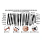 Set 36 Piezas Manicure Y Pedicure Profesional Estuche Uñas - Miniatura 5