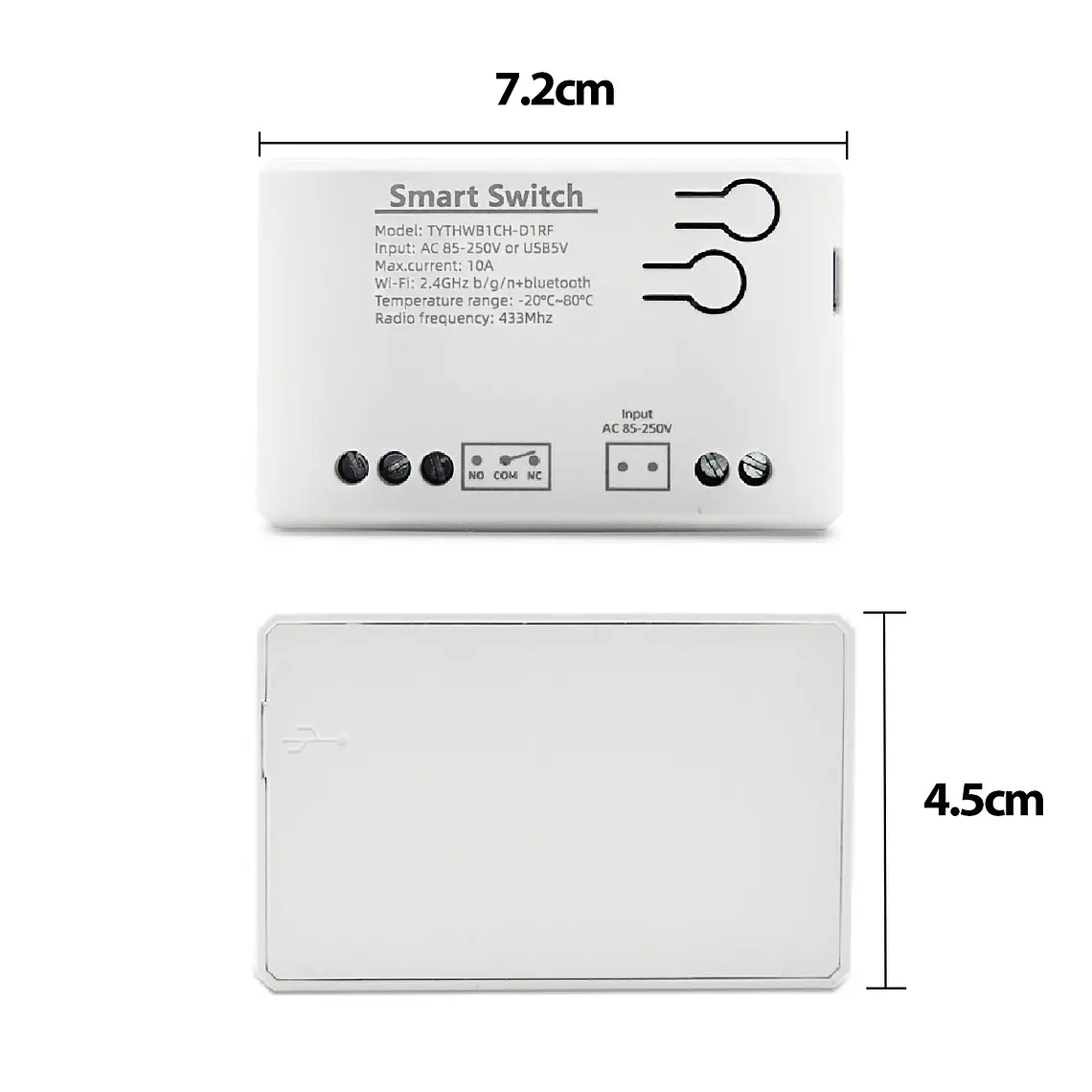 Interruptor Inteligente Wifi + Rf- Rele Tuya Smart 85 A 250v 4