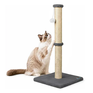 Rascador Para Gatos Torre Poste Con Juguete 73cm Yute