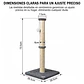 Rascador Para Gatos Torre Poste Con Juguete 73cm Yute - Miniatura 7