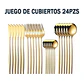 Juego 24 Cubiertos Cuchilleria Acero Inoxidable Con Estuche - Miniatura 3