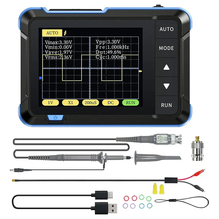 Osciloscopio Dso152 Digital Portatil De Mano 1000mah 1