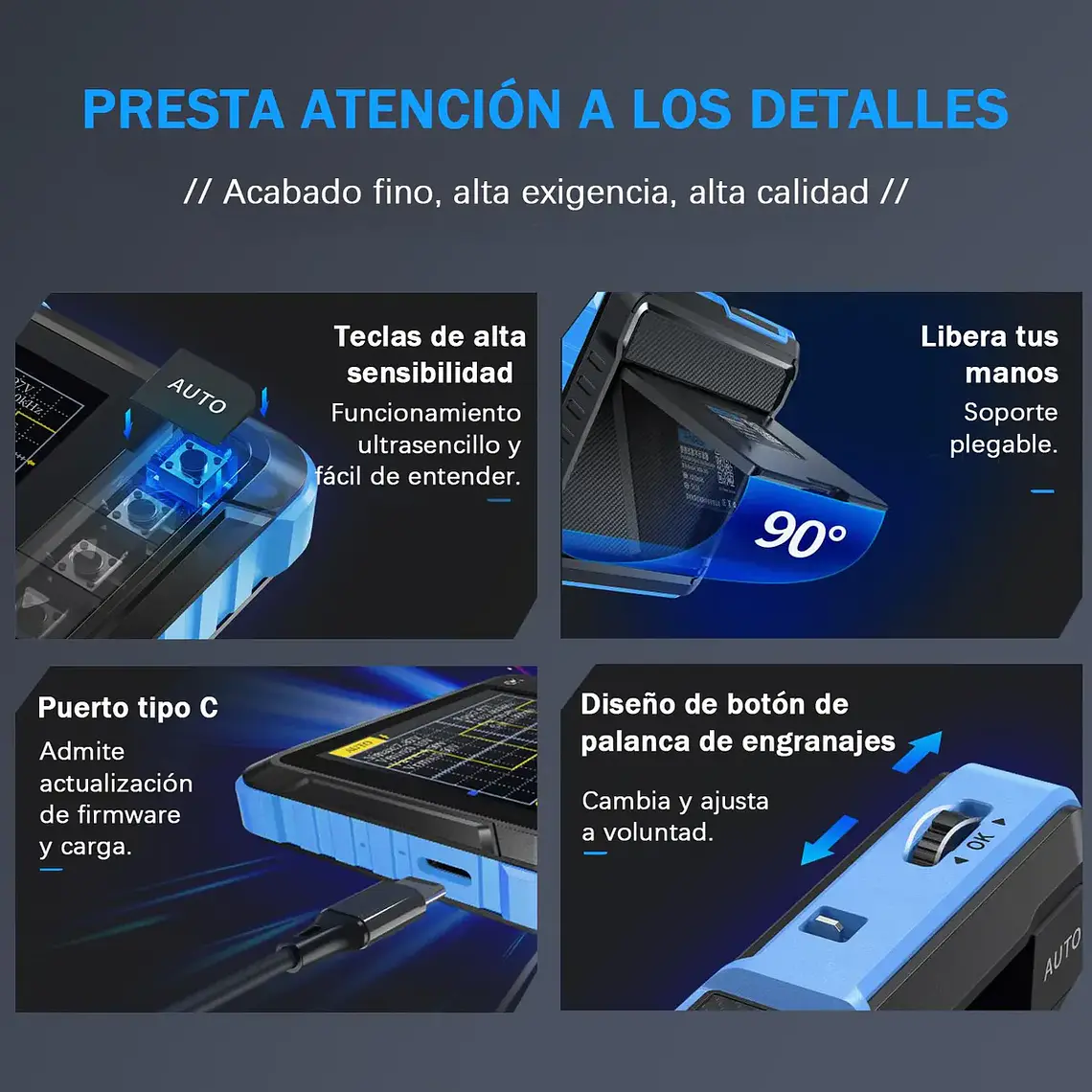 Osciloscopio Dso152 Digital Portatil De Mano 1000mah 5