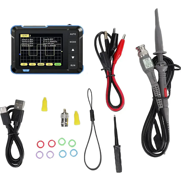 Osciloscopio Dso152 Digital Portatil De Mano 1000mah 8