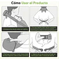 Masajeador De Cuello Y Hombros Con Calor Recargable - Miniatura 7