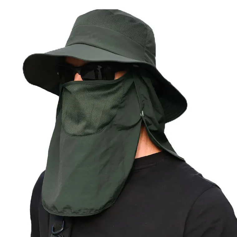 Sombrero Para El Sol Con Proteccion Para Cuello Y Cara 2