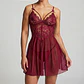 Babydoll Camisola De Encaje Vestido Lencería Sexy - Miniatura 2