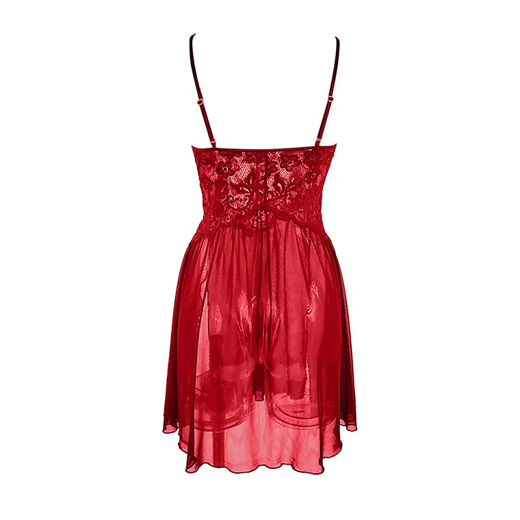 Babydoll Camisola De Encaje Vestido Lencería Sexy 4