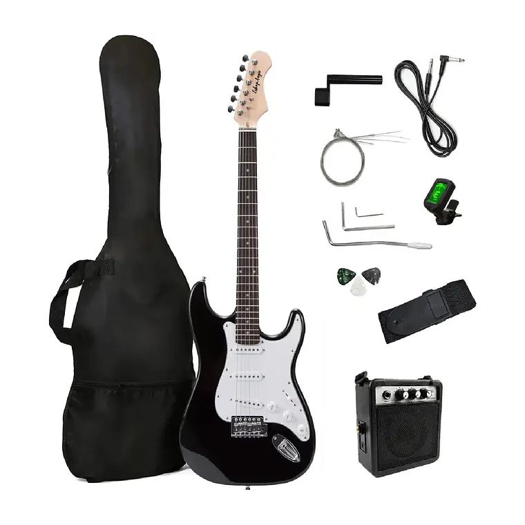 Guitarra Electrica Stratocaster Amplificador Y Accesorios 1
