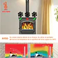 Ventilador Estufa A Leña Chimenea 6 Aspas Sin Electricidad - Miniatura 6