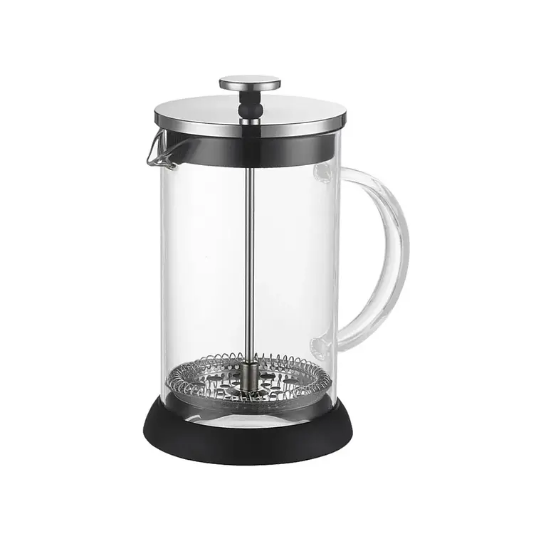Cafetera Prensa Francesa 800ml De Vidrio Y Acero Te Cafe 1