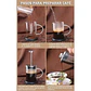 Cafetera Prensa Francesa 800ml De Vidrio Y Acero Te Cafe - Miniatura 3