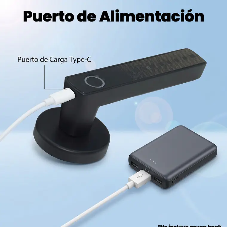 Cerradura Digital Inteligente Manija Redonda Huella Dactilar 2