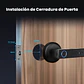 Cerradura Digital Inteligente Manija Redonda Huella Dactilar - Miniatura 4