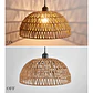 Lámpara Colgante De Techo Estilo Boho Ratán Decorativa - Miniatura 3