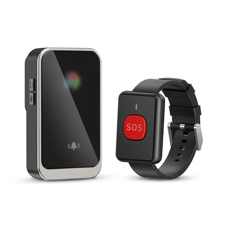 Kit Alarma Tercera Edad Pulsera Boton De Pánico Emergencia 1