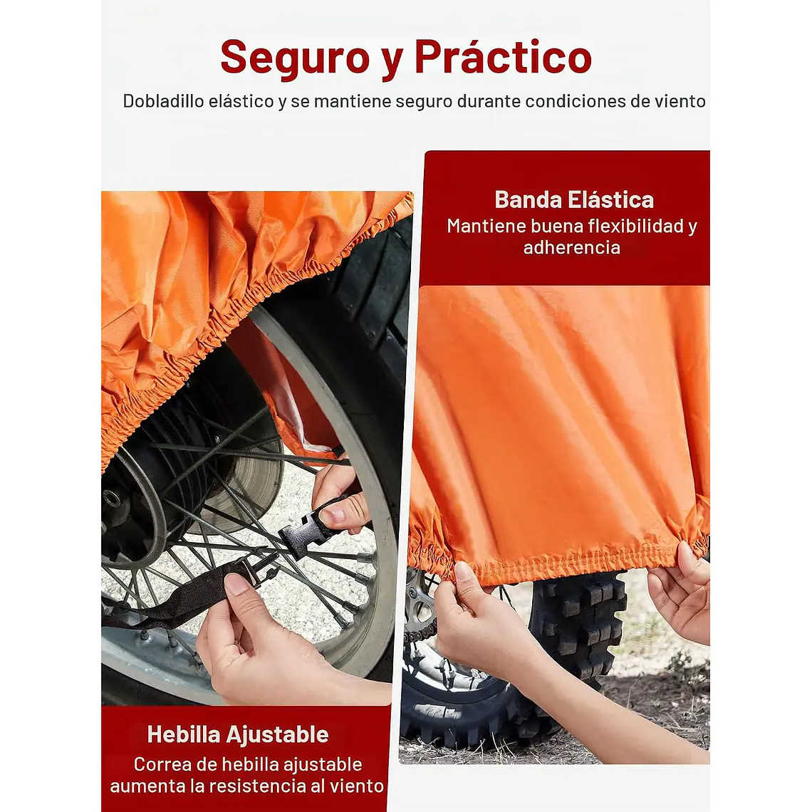 Funda Impermeable Para Motocicleta Resistente Al Polvo Y Uv 4