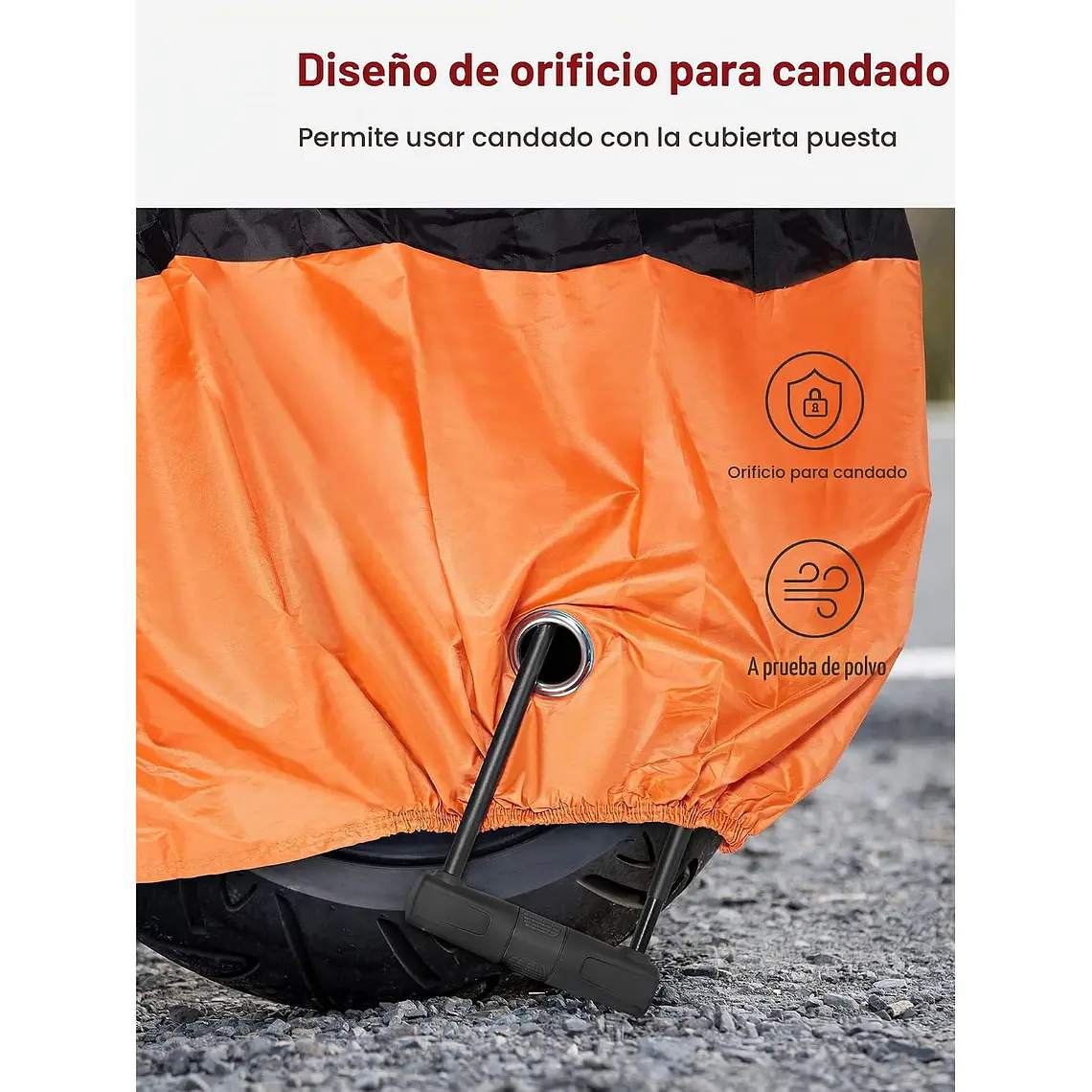 Funda Impermeable Para Motocicleta Resistente Al Polvo Y Uv 5