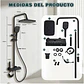 Columna Ducha Moderna 4 Funciones En 1 Pantalla Digital - Miniatura 5
