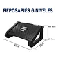 Reposapies Ergonomico Ajustable 6 Niveles Rodillos Masajes - Miniatura 7