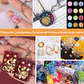 Kit Resina Uv 104 Pcs Joyas Bisuteria + Lampara + Accesorios - Miniatura 6