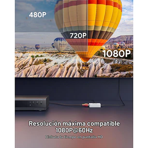 Adaptador Conversor AV RCA Análogo a Hdmi Digital