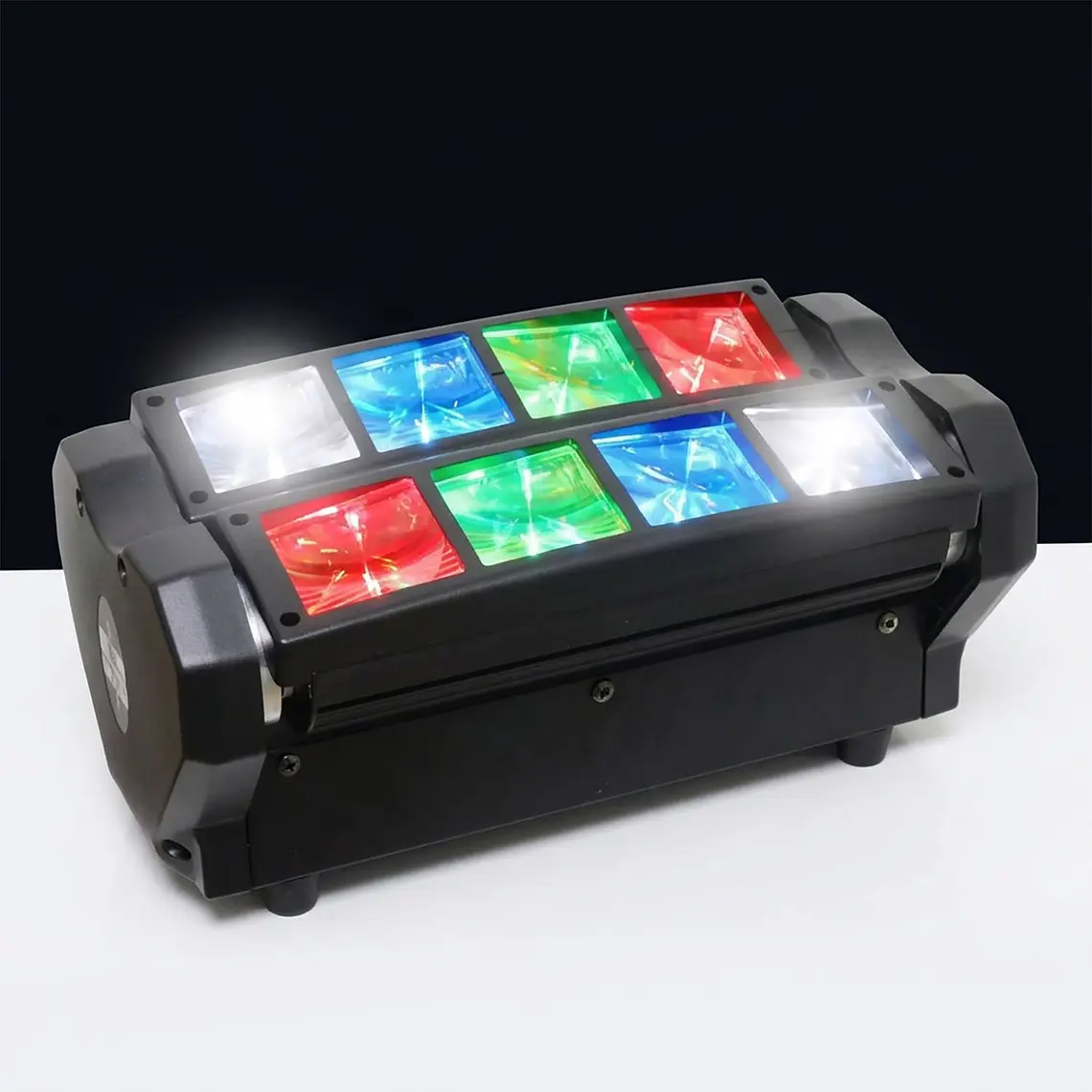Cabeza Movil Led Spider Beam Rgbw Dmx 8x3w Luz Disco 1