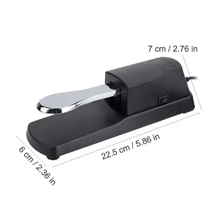 Pedal Sustain Universal Polaridad Pedales Piano 4