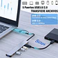 Hub 7 En 1 Adaptador Usb C Puertos Usb3.0/pd/usb-c Mac Pc - Miniatura 3