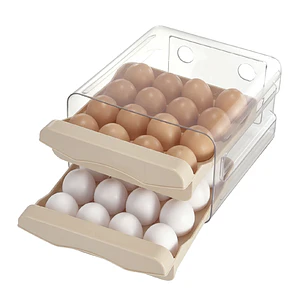 Organizador De Huevos Caja Para 32 Huevos 2 Niveles